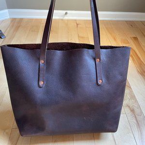 Go Forth Goods Large Avery Tote - Mocha